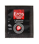 Пробник массажного масла с ароматом земляники Eros fantasy - 4 гр.